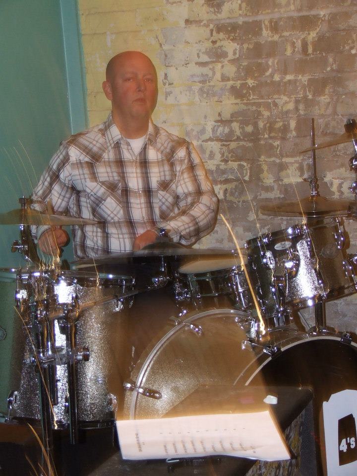 Ed Stark drumming for Babe Miller & 









the 10-4's at the Crofoot - 10/6/2012
