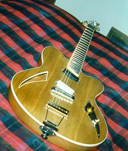 Kyle's Wortley Custom K guitar, December 1997.