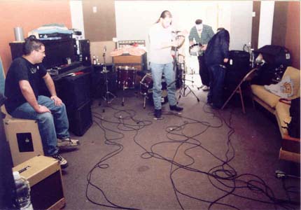 Sin Embargo & Dirty Money in the studio - 3/17/02